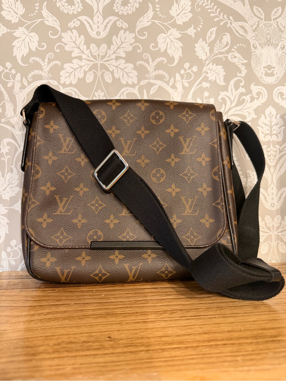 Louis Vuitton Monogram Canvas Macassar District PM Shoulder Crossbody Bag